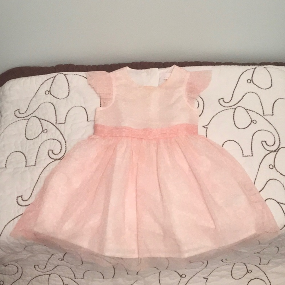 Pink occasion dress size 18 months